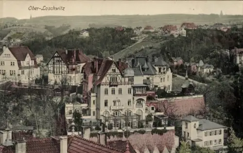 Ak Dresden Loschwitz, Panorama