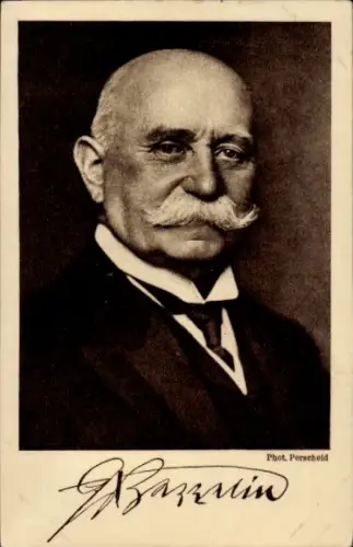 Künstler Ak Ferdinand Graf von Zeppelin, Portrait