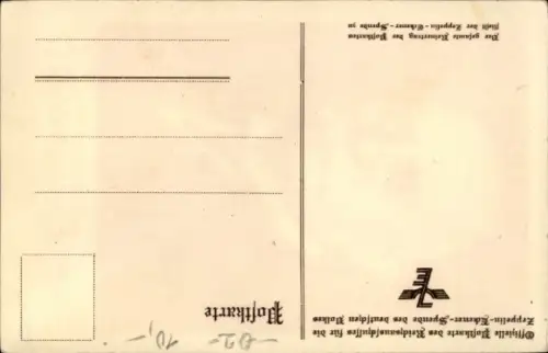 Künstler Ak Ferdinand Graf von Zeppelin, Portrait