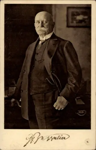 Ak Ferdinand Graf von Zeppelin, Portrait