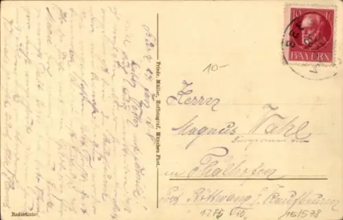 Ak Ferdinand Graf von Zeppelin, Portrait