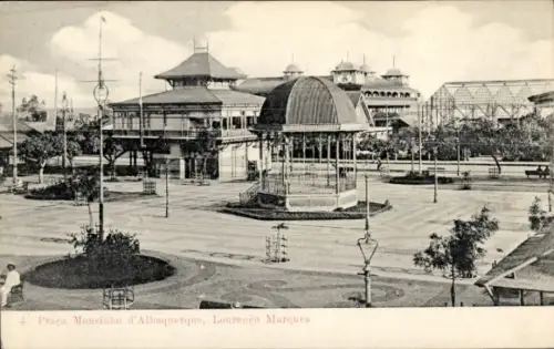 Ak Maputo Lourenco Marques Mosambik, Praça Mousinho d'Albuquerque