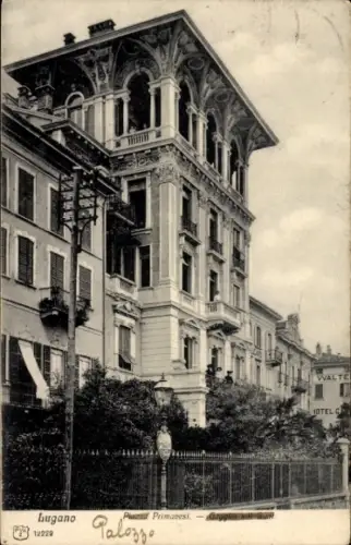 Ak Lugano Kanton Tessin Schweiz, Villa