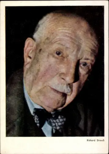 Ak Komponist Richard Strauß, Portrait, Fotografin Charlott Serda