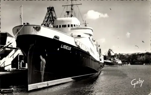 Ak Dieppe Seine Maritime, Dampfer Lisieux