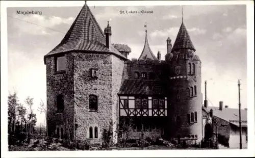 Ak Magdeburg an der Elbe, St. Lukas Klause