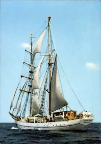 Ak Segelschulschiff Wilhelm Pieck, Volksmarine