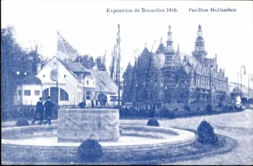 CPA Exposition de Bruxelles 1910, Pavillon Hollandais