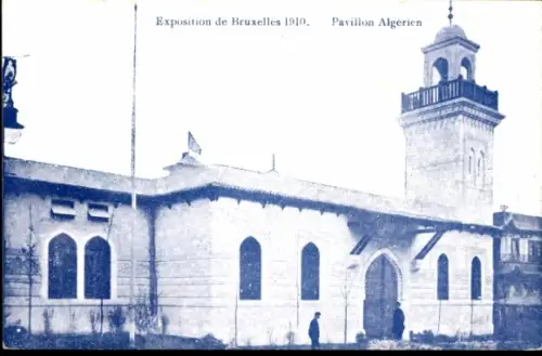 CPA Exposition de Bruxelles 1910, Pavillon Algérien
