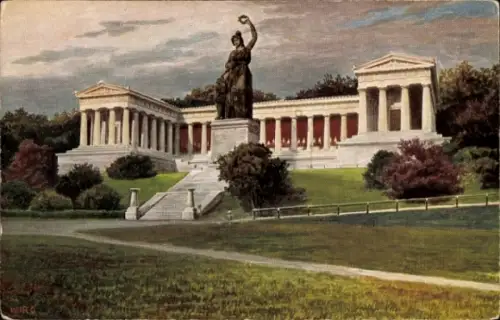 Ak München, Ruhmeshalle, Bavaria