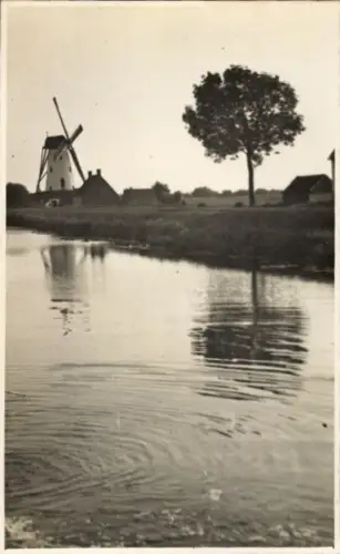 Ak Sluis Zeeland Niederlande, Windmühle