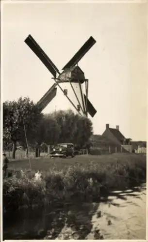 Ak Sluis Niederlande, Windmühle