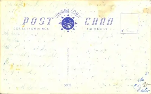 Ak Frau mit vielen Kindern, Humor, Gespräch