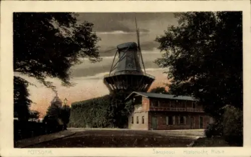 Ak Potsdam Sanssouci,  Sanssouci,  Mühle