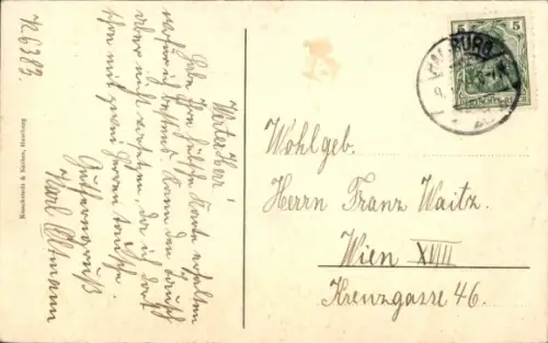 Ak Hamburg, Neue Elbbrücke