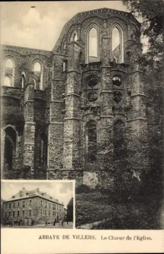 CPA Villers-la-Ville Brabant wallon, Abbaye, Eglise
