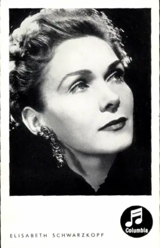 Ak Opernsängerin Elisabeth Schwarzkopf, Columbia