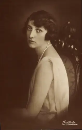 Ak Prinzessin Märtha von Schweden, Portrait