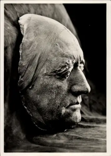 Ak Weimar in Thüringen, Goethe-Nationalmuseum, Goethe Gesichtsmaske