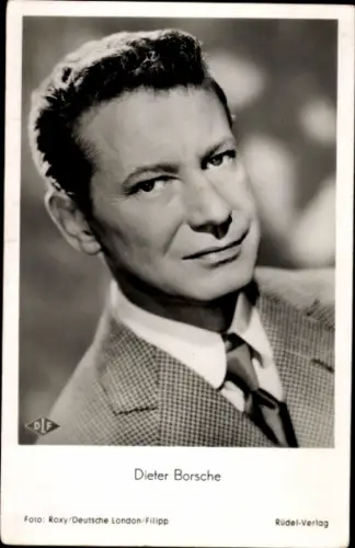 Ak Schauspieler Dieter Borsche, Portrait, Die Barrings