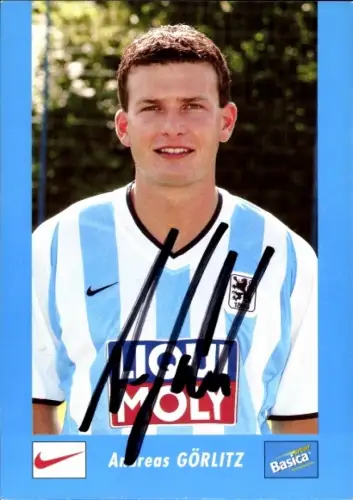 Autogrammkarte Fußballer Andreas Görlitz, TSV 1860 München