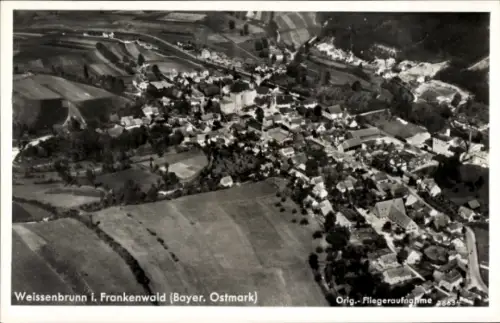 Ak Weißenbrunn in Oberfranken, Fliegeraufnahme