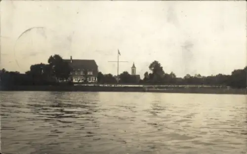 Ak Fischbach Friedrichshafen am Bodensee, Wohnhaus am Wasser