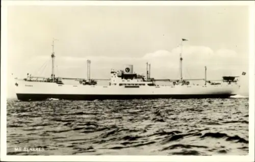 Ak Handelsschiff MS Benares, Svenska Ostasiatiska