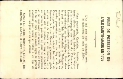 Ak Segelschiff, Fregate La Colombe