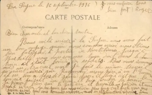 Ak Dampfer La Provence, CGT, French Line