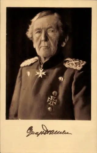 Ak Generalfeldmarschall Gottlieb Graf von Haeseler, Eisernes Kreuz