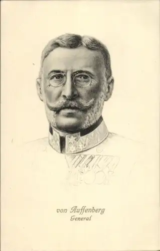 Künstler Ak General der österreichisch-ungarischen Armee Moritz von Auffenberg, Portrait