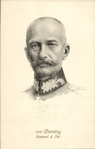 Ak Berthold von Deimling, General der Infanterie