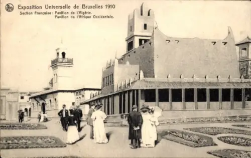 Ak Brüssel, Weltausstellung 1910, Pavillon de l'Algérie