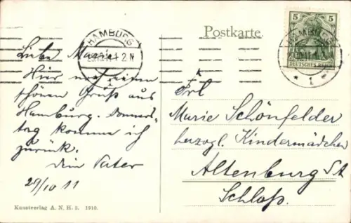 Ak Hamburg Mitte St. Pauli, Reeperbahn, Straßenbahn