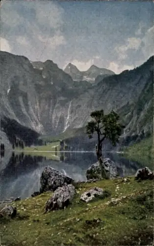 Ak Königsee Königssee Oberbayern, Obersee