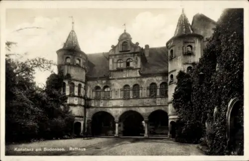 Ak Konstanz am Bodensee, Konstanz am Bodensee, Rathaus,  Architektur, 