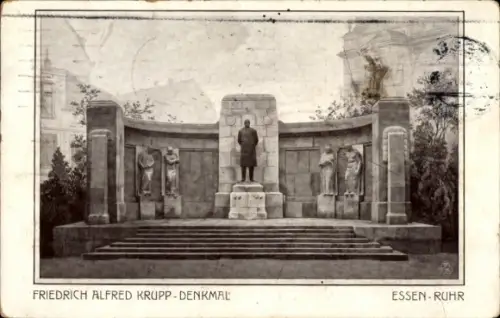 Ak Essen im Ruhrgebiet, Friedrich Alfred Krupp-Denkmal