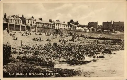 PC Clevedon, Somerset, England, Beach and Esplanade