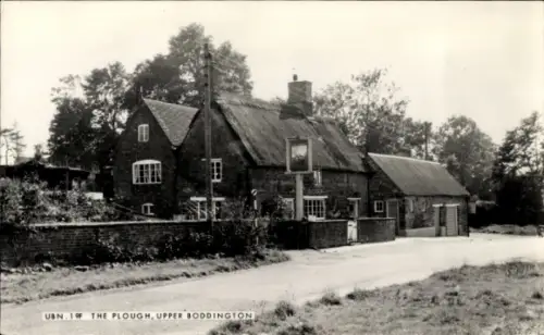 Ak Upper Boddington Northamptonshire England, The Plough, Pub