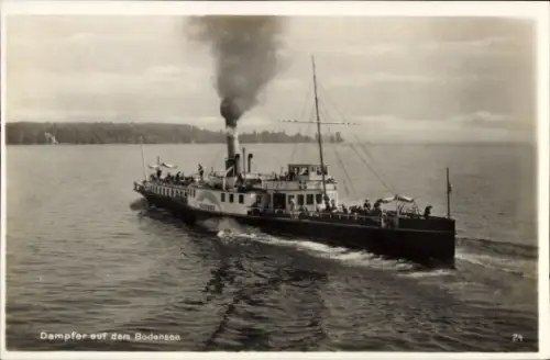 Ak Dampfer Bludenz auf dem Bodensee