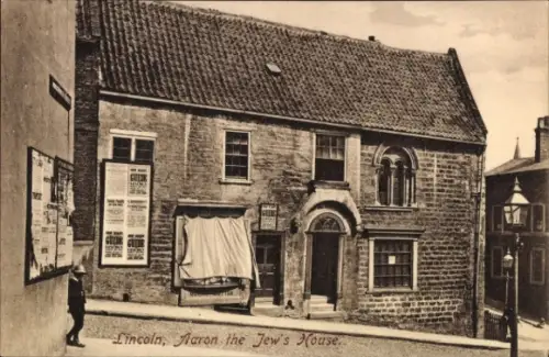 Judaika Ak Lincoln Lincolnshire England, Aaron the Jew's House