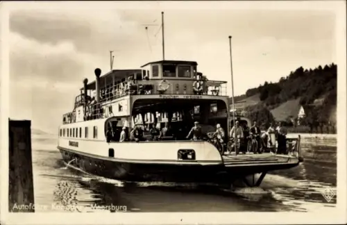 Ak Autofähre Konstanz-Meersburg