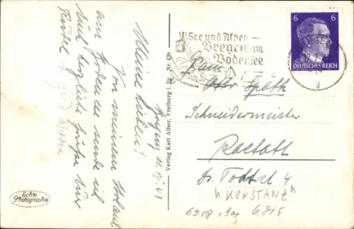 Ak Autofähre Konstanz-Meersburg