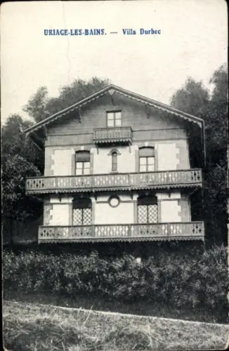 Ak Uriage les Bains Isère, Villa Durbec