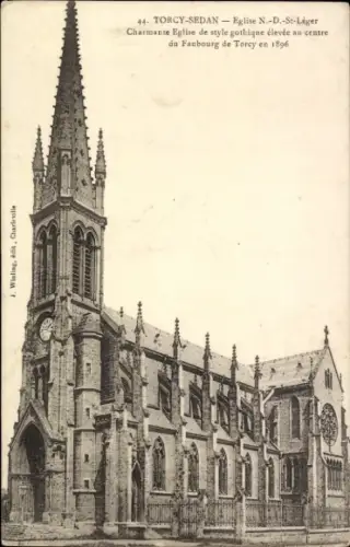 Ak Sedan Torcy Ardennes, Kirche