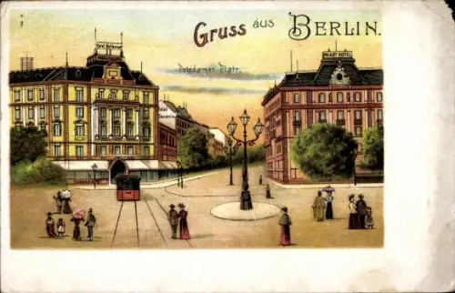 Litho Berlin Tiergarten, Potsdamer Platz