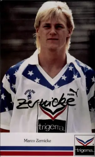 Autogrammkarte Fußballer Marco Zernicke, Hertha BSC, Autogramm
