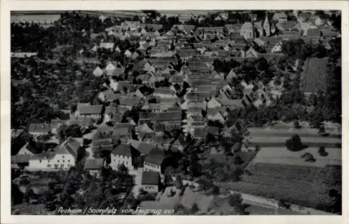 Ak Arzheim Landau in der Pfalz, Fliegeraufnahme