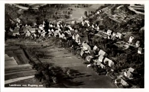 Ak Leonbronn Zaberfeld in Baden Württemberg, Fliegeraufnahme